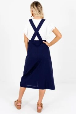 Gal Pal Blue Midi Dress 11 Gal Pal Blue Midi Dress -Outlet Bella Ella Boutique Store Gal Pal Blue Dress Back 5000x