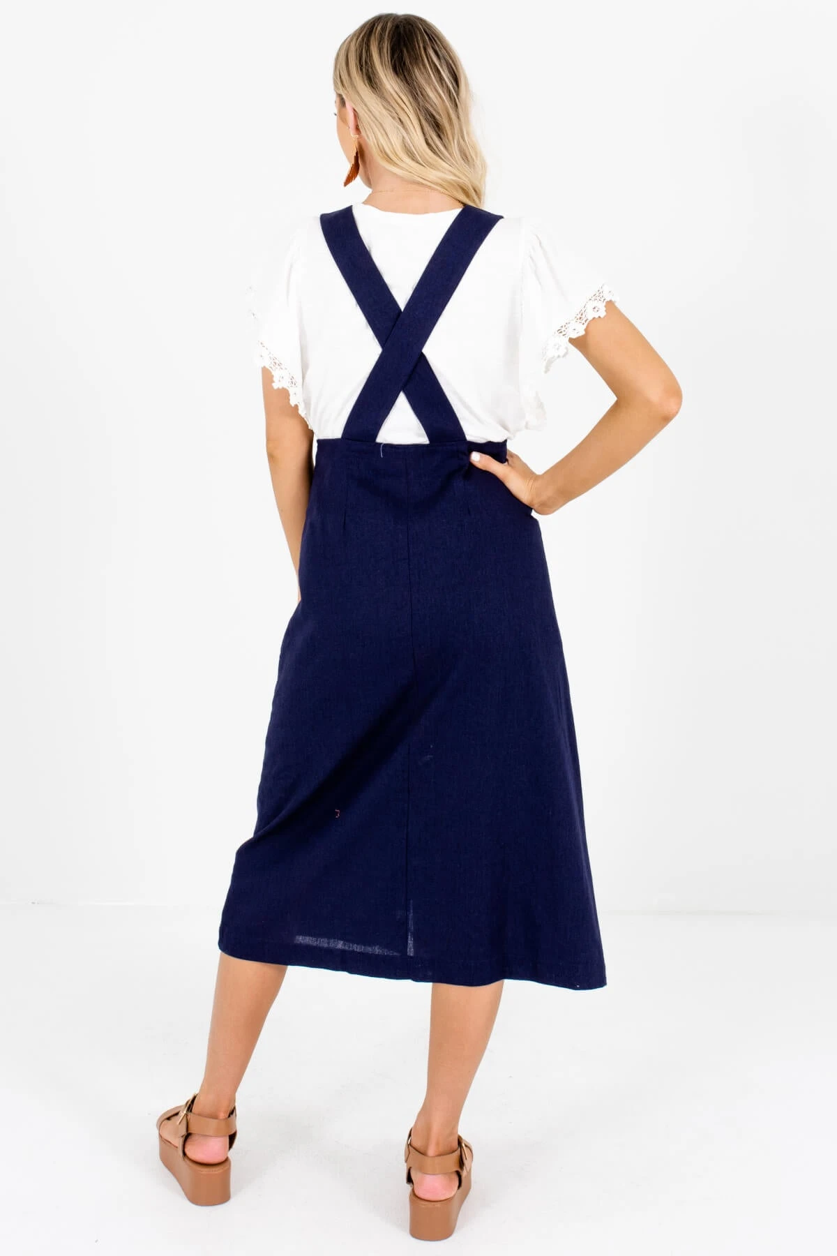 Gal Pal Blue Midi Dress 4 Gal Pal Blue Midi Dress - Image 2