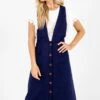 Gal Pal Blue Midi Dress -Outlet Bella Ella Boutique Store Gal Pal Blue Dress Front 5000x