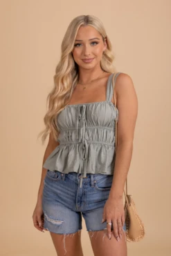 Glow Day Tiered Tank Top