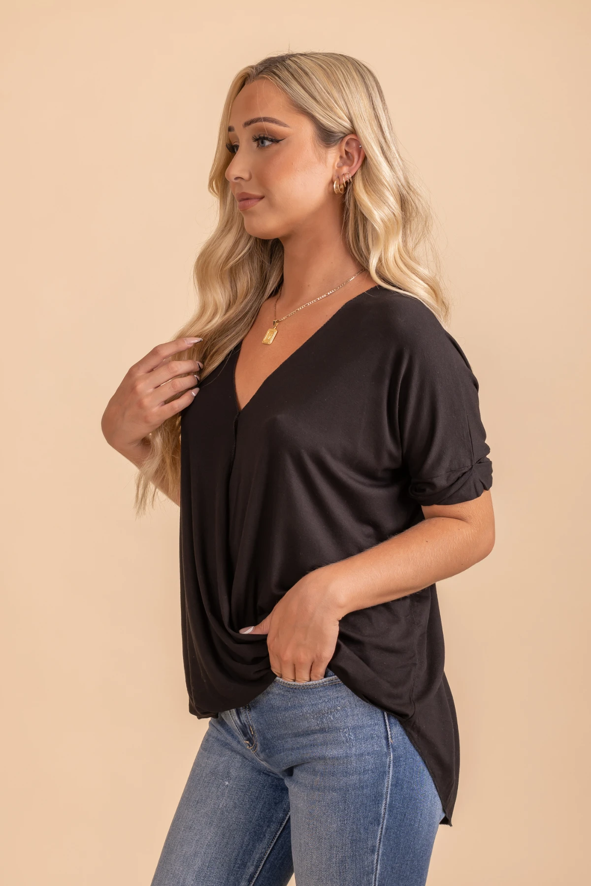 Going Steady Short Sleeve Blouse 6 Going Steady Short Sleeve Blouse - Image 4