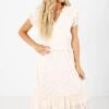 Here's To You Cream Midi Dress