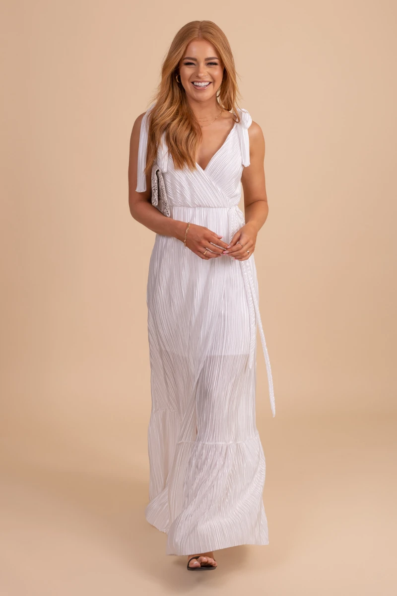 How Far I've Come Ribbed Maxi Dress - White 8 How Far I've Come Ribbed Maxi Dress - White - Image 6
