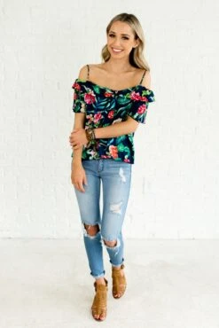Island Dreaming Navy Cold Shoulder Top 12 Island Dreaming Navy Cold Shoulder Top -Outlet Bella Ella Boutique Store Island Dreaming Navy Off The Shoulder Top full 5000x