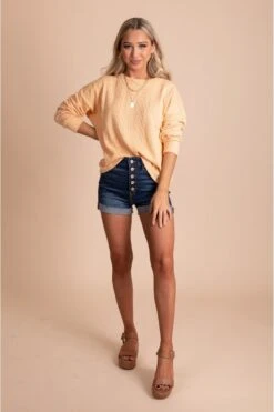 Just For You Textured Pullover Sweater 27 Just For You Textured Pullover Sweater -Outlet Bella Ella Boutique Store JustForYouTexturedPulloverSweaterhoneymustardfull 5000x