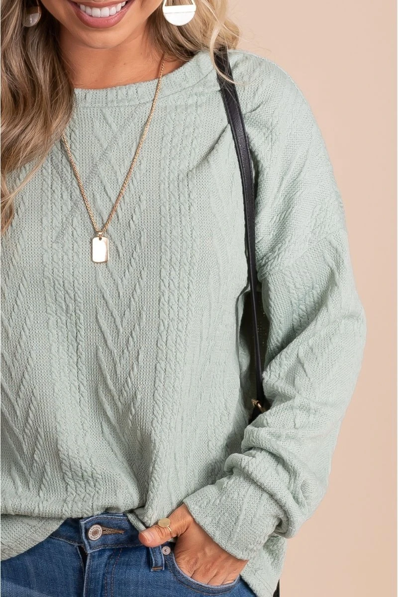 Just For You Textured Pullover Sweater 15 Just For You Textured Pullover Sweater - Image 13