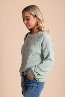 Just For You Textured Pullover Sweater 32 Just For You Textured Pullover Sweater -Outlet Bella Ella Boutique Store JustForYouTexturedPulloverSweatersageside 5000x