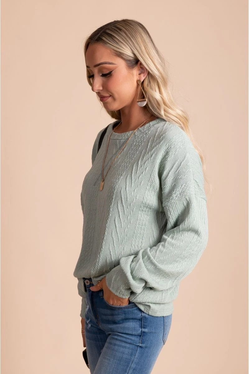 Just For You Textured Pullover Sweater 14 Just For You Textured Pullover Sweater - Image 12