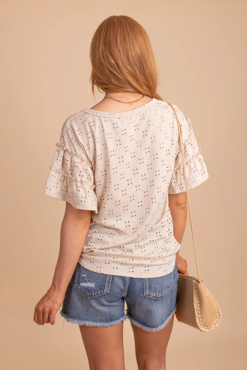 Just You & I Eyelet Top 4 Just You & I Eyelet Top - Image 2