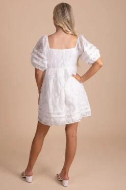 Leave A Mark Textured Mini Dress 9 Leave A Mark Textured Mini Dress -Outlet Bella Ella Boutique Store LeaveAMarkTexturedMiniDressback 5000x