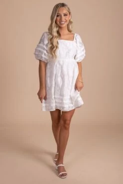 Leave A Mark Textured Mini Dress 11 Leave A Mark Textured Mini Dress -Outlet Bella Ella Boutique Store LeaveAMarkTexturedMiniDressfront 5000x