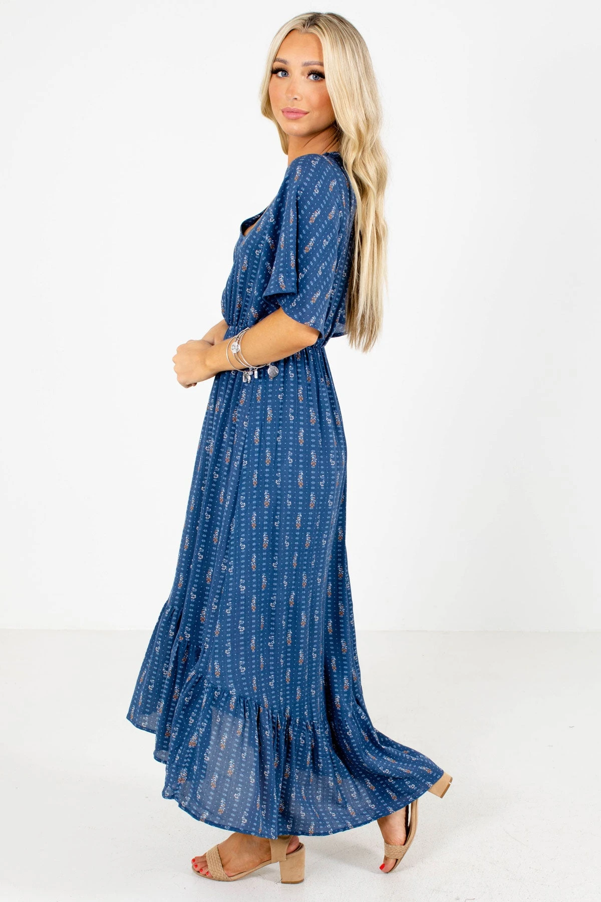 Lights Down Low Patterned Midi Dress 10 Lights Down Low Patterned Midi Dress - Image 8