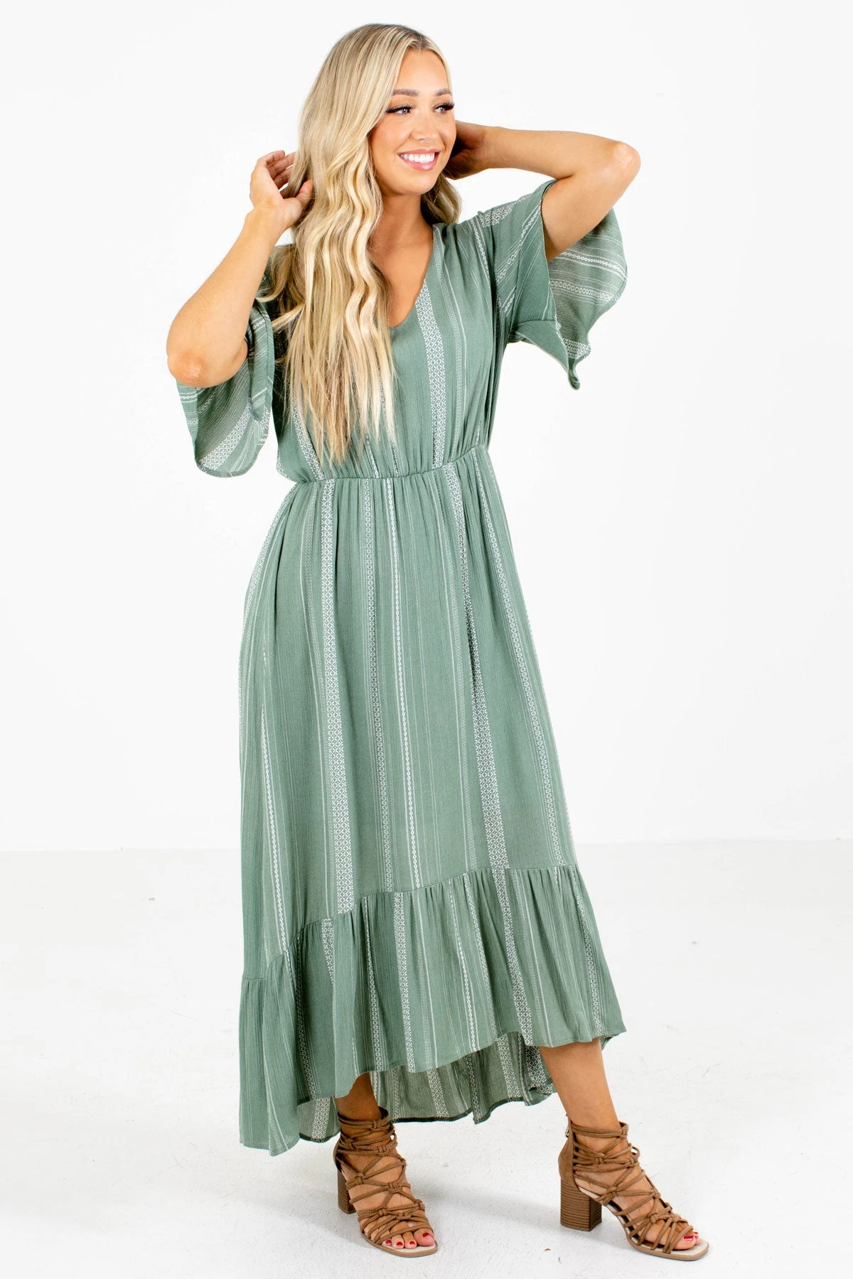 Lights Down Low Patterned Midi Dress 11 Lights Down Low Patterned Midi Dress - Image 9