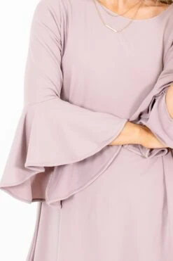 Looking Sharp Long Sleeve Blouse -Outlet Bella Ella Boutique Store LookingSharpBlouseBrownDetail 5000x