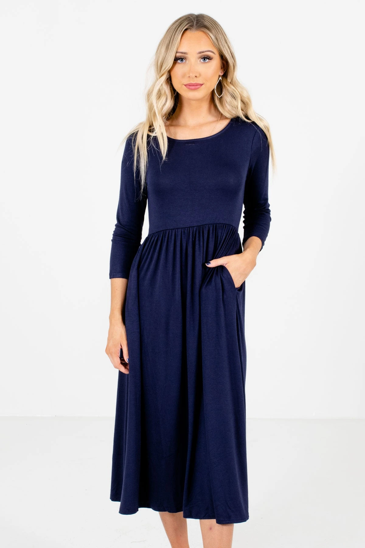 Matters Of The Heart Navy Midi Dress 3 Matters Of The Heart Navy Midi Dress