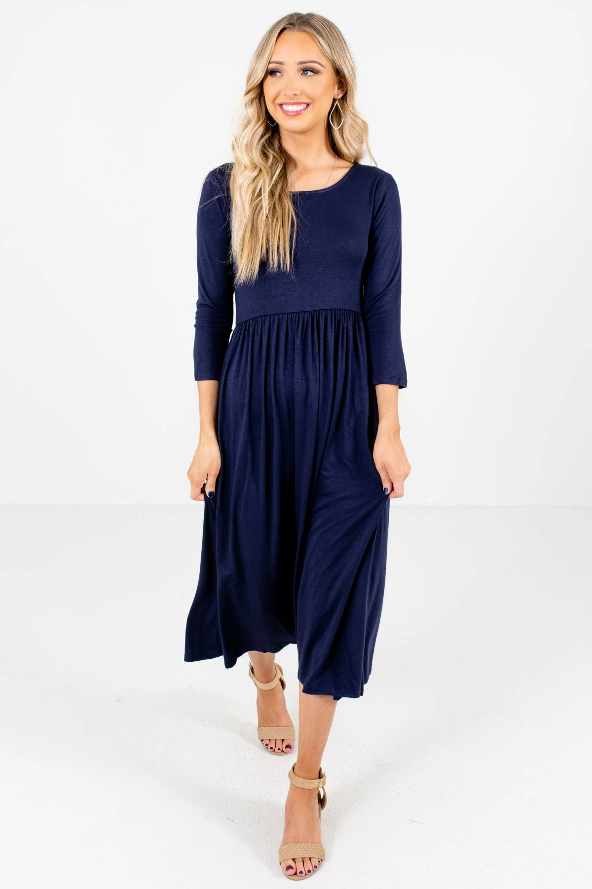 Matters Of The Heart Navy Midi Dress 7 Matters Of The Heart Navy Midi Dress - Image 5