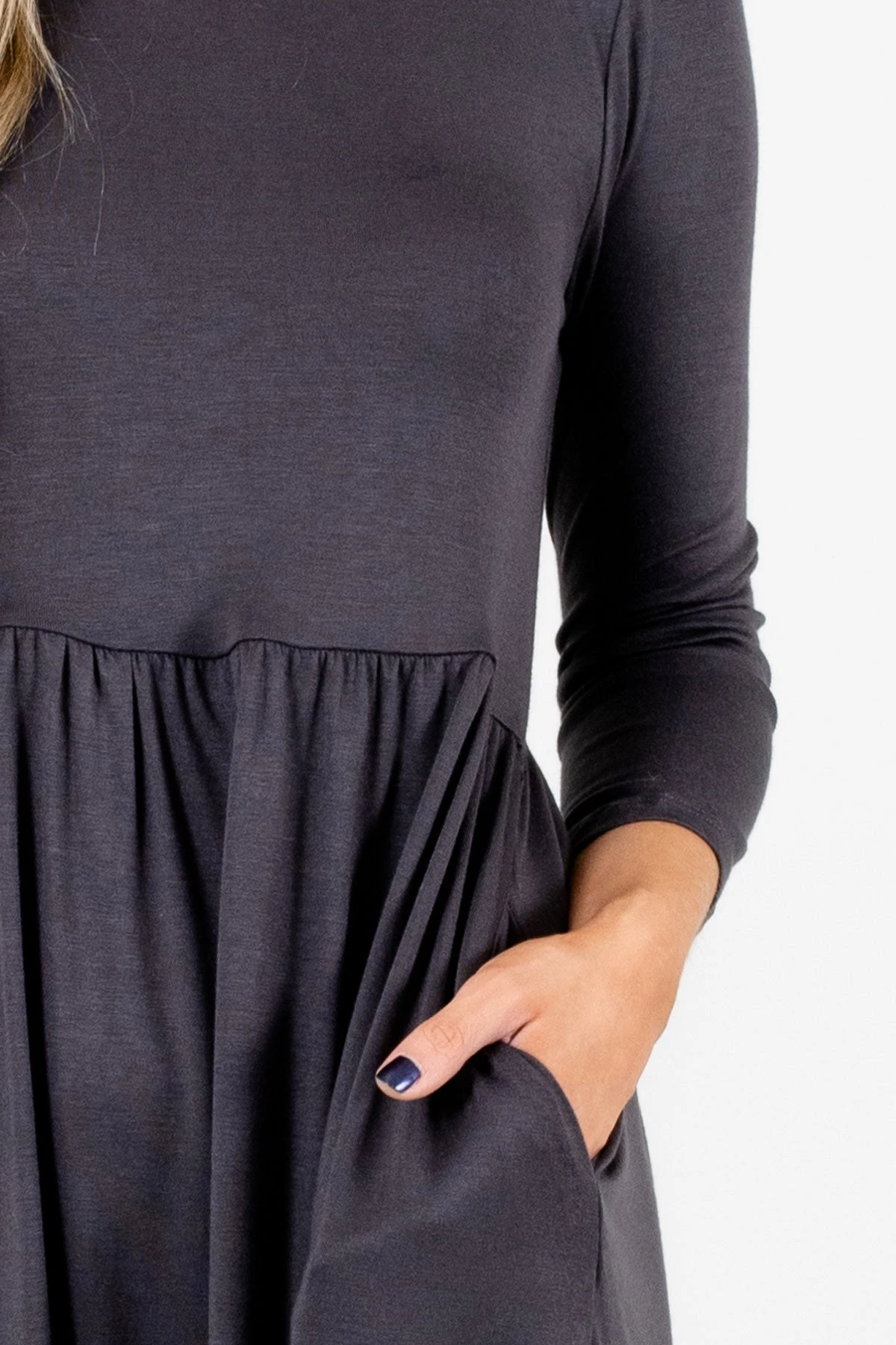 Matters Of The Heart Gray Midi Dress 5 Matters Of The Heart Gray Midi Dress - Image 3