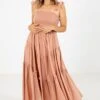 Mindful Living Maxi Dress 1 Mindful Living Maxi Dress -Outlet Bella Ella Boutique Store Mindful Living Dress Front 5000x