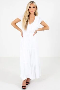 More Than A Memory White Maxi Dress 13 More Than A Memory White Maxi Dress -Outlet Bella Ella Boutique Store More Than a Memory White Dress Front3 5000x
