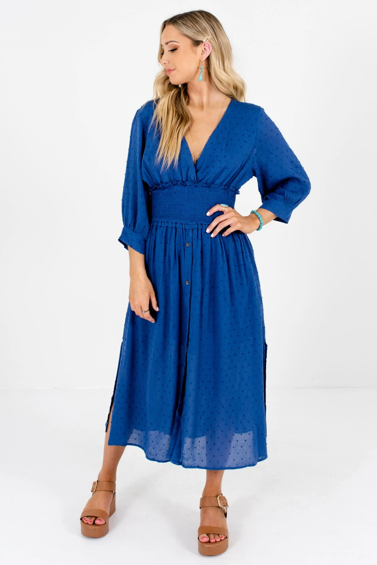 My Muse Blue Midi Dress 3 My Muse Blue Midi Dress