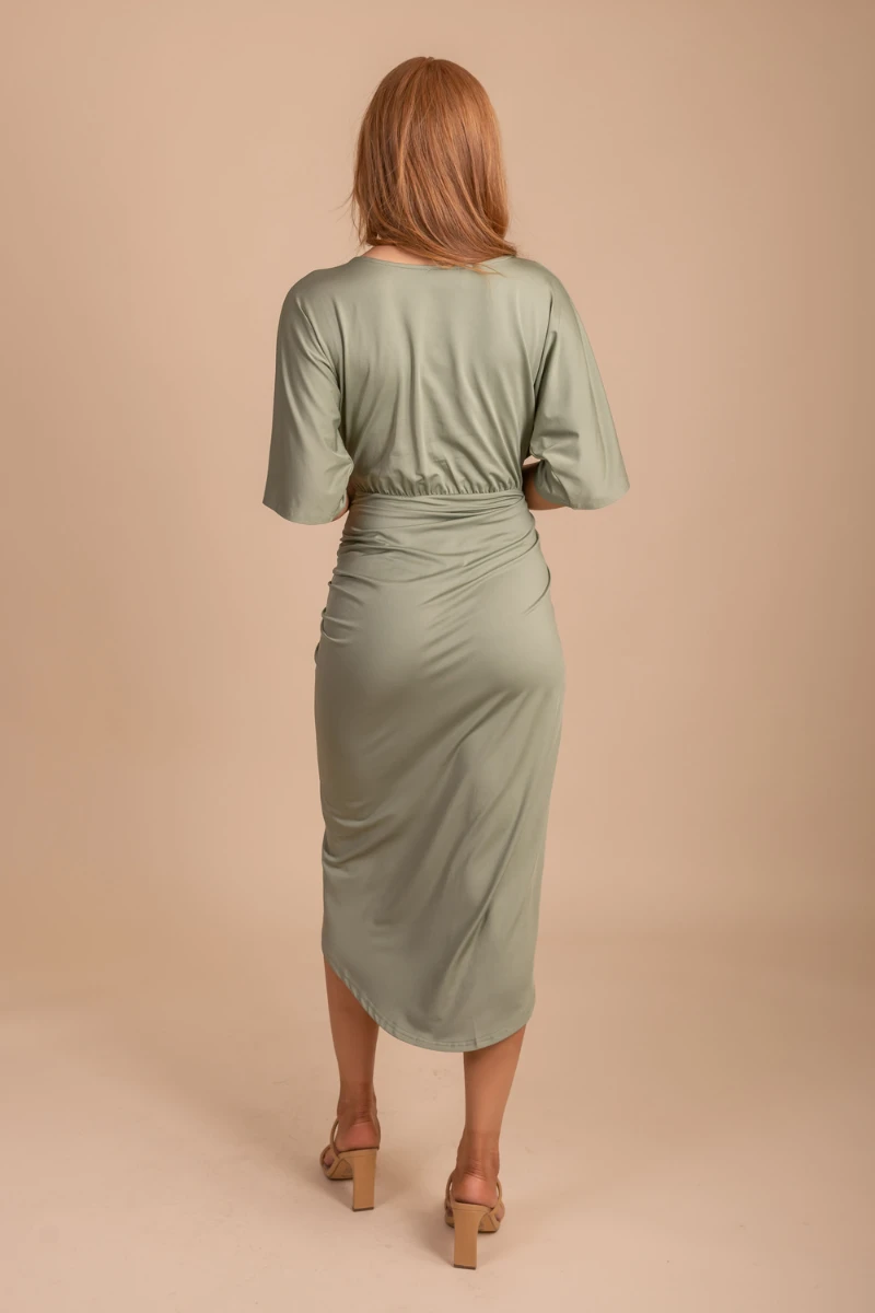 Now Or Never Faux Wrap Dress 13 Now Or Never Faux Wrap Dress - Image 11