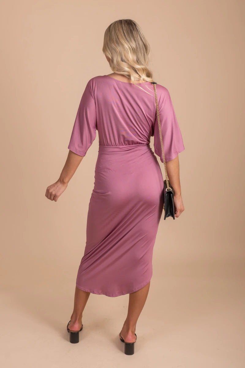 Now Or Never Faux Wrap Dress 21 Now Or Never Faux Wrap Dress - Image 19