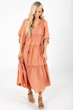 One Day At A Time Maxi Dress -Outlet Bella Ella Boutique Store One Day at a Time Dress Front 5000x