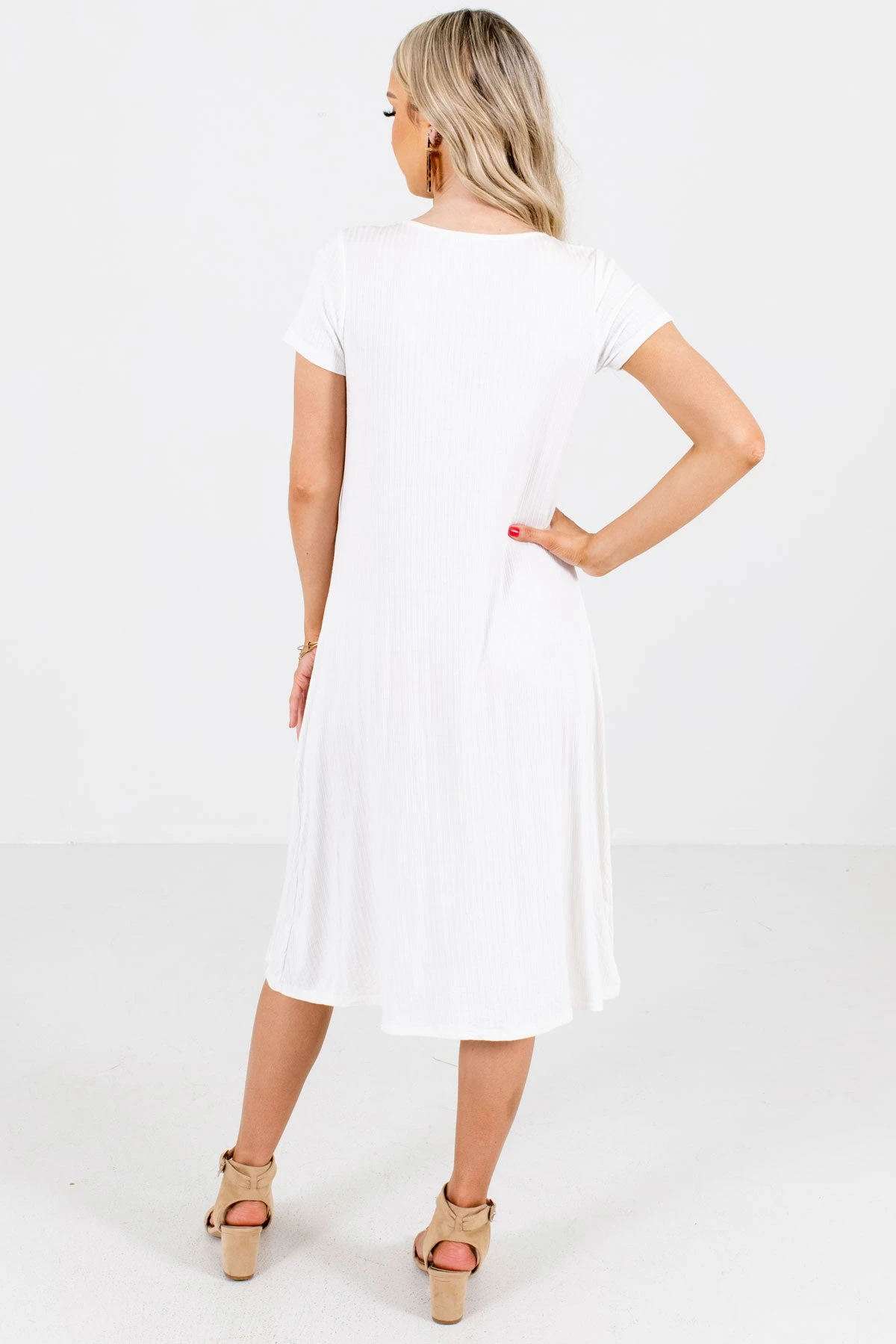 One In A Million White Midi Dress 4 One In A Million White Midi Dress - Image 2
