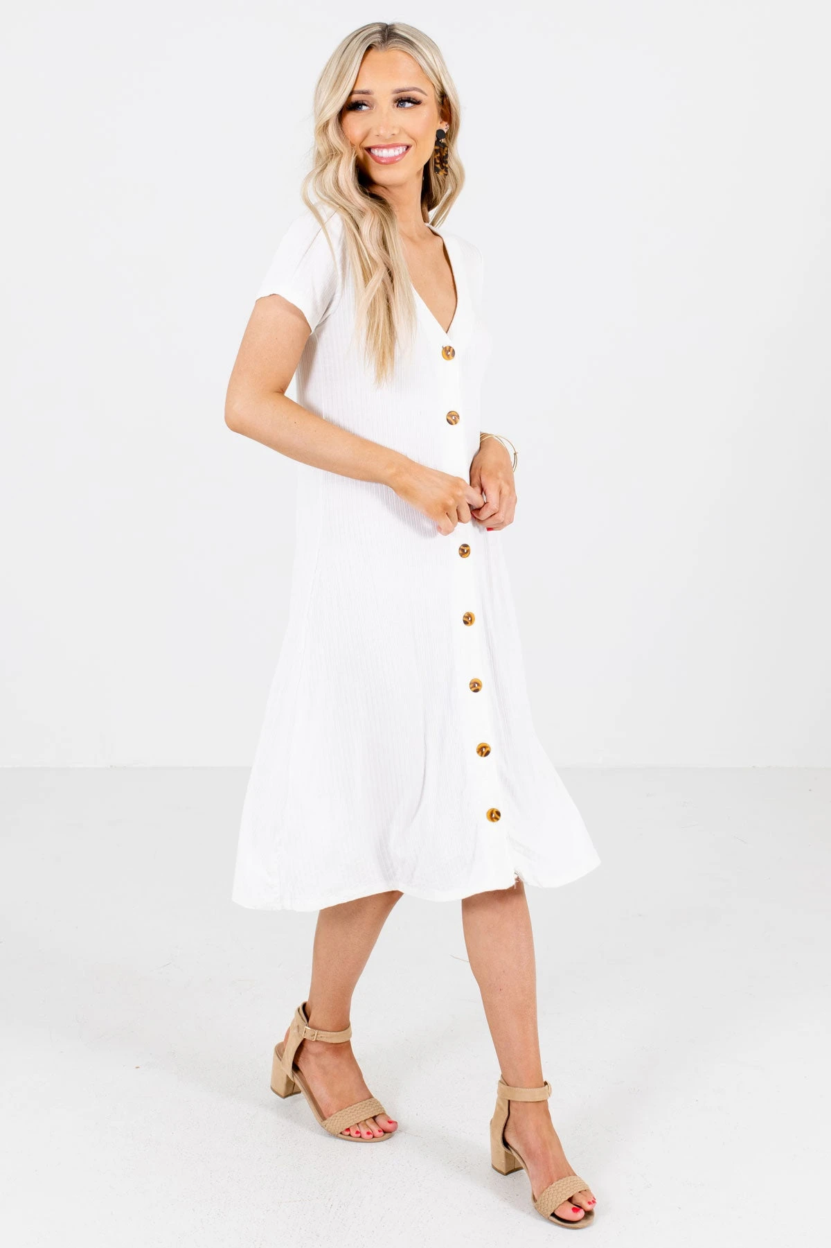 One In A Million White Midi Dress 7 One In A Million White Midi Dress - Image 5