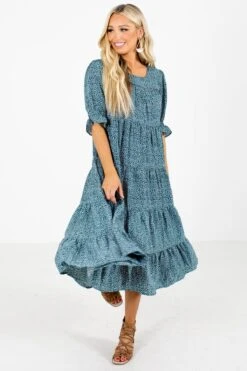 Pick The Poppies Floral Midi Dress