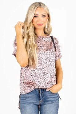 Hello Hollywood Leopard Print Blouse 21 Hello Hollywood Leopard Print Blouse -Outlet Bella Ella Boutique Store Product 8 5000x