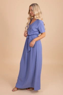 Raise Your Glass Maxi Dress -Outlet Bella Ella Boutique Store RaiseYourGlassMaxiDress Sideblue 5000x