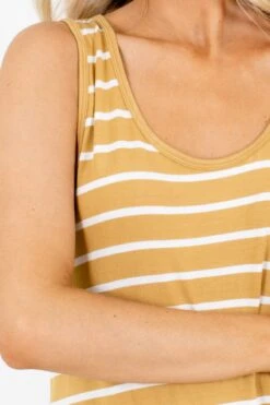 Soak Up The Sun Striped Tank -Outlet Bella Ella Boutique Store SoakUptheSunStripedTankDetail 5000x