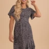 Stealing Time Patterned Knee-Length Dress 2 Stealing Time Patterned Knee-Length Dress -Outlet Bella Ella Boutique Store StealingTimePatternedKnee LengthDress Front ea4c7c94 4f50 490d a3c8 fb0577f8c807 5000x