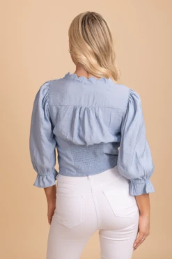 Outlet Bella Ella Boutique Store -Outlet Bella Ella Boutique Store StepAsidePuffSleeveTop Back 5000x