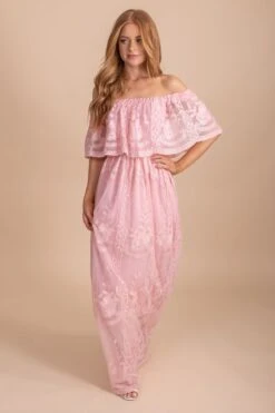Still Not Over You Lace Maxi Dress -Outlet Bella Ella Boutique Store StillNotOverYouLaceMaxiDressfront3 5000x