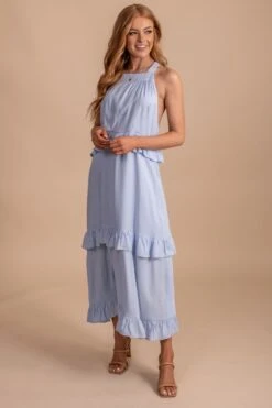Sweet Tide Tiered Maxi Dress -Outlet Bella Ella Boutique Store SweetTideTieredMaxiDressside 5000x