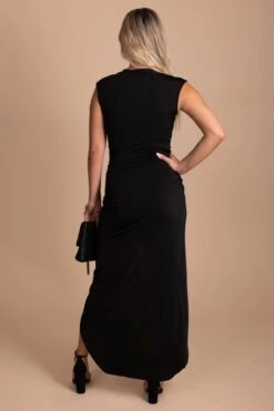 Take Me Out Maxi Dress -Outlet Bella Ella Boutique Store TakeMeOut Black Maxi Dress 2 5000x