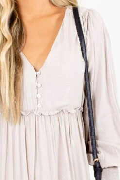 Travel The Globe Beige Midi Dress 10 Travel The Globe Beige Midi Dress -Outlet Bella Ella Boutique Store Travel the Globe Beige Dress Detail 5000x