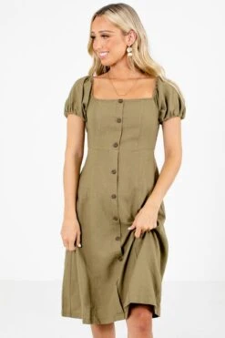 Two Worlds Apart Knee-Length Dress