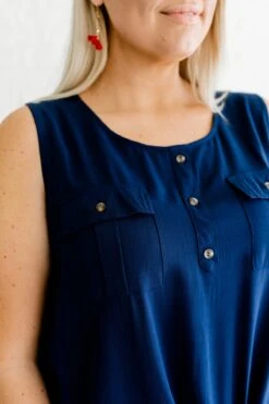 Unforgettable Style Navy Knot Top 12 Unforgettable Style Navy Knot Top -Outlet Bella Ella Boutique Store Unforgettable Style Navy Knot Top Detail 5000x