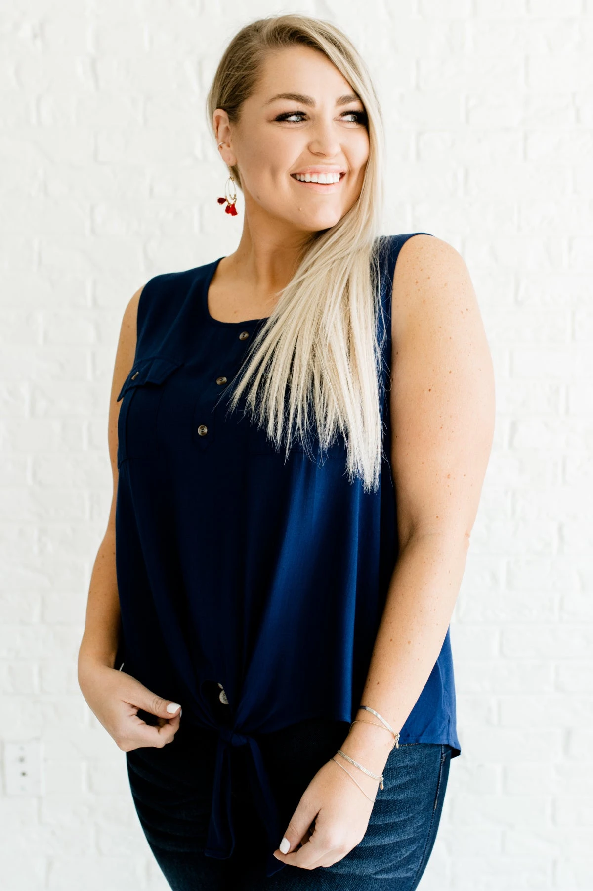 Unforgettable Style Navy Knot Top 10 Unforgettable Style Navy Knot Top - Image 8