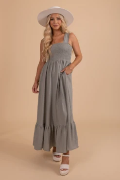 Whimsical Love Tiered Maxi Dress -Outlet Bella Ella Boutique Store WhimsicalLoveTieredMaxiDress Front 5000x
