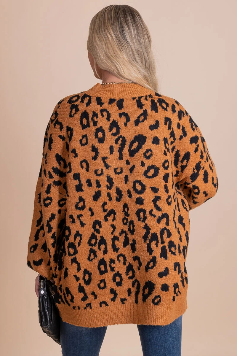 Wild And Free Animal Print Sweater 8 Wild And Free Animal Print Sweater - Image 6