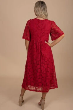 She's So Gorgeous Midi Dress -Outlet Bella Ella Boutique Store back 2a91760f bce0 4440 b772 8dc19ee29283 5000x