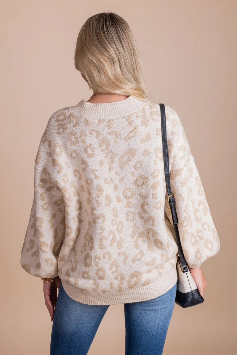 Wild And Free Animal Print Sweater 14 Wild And Free Animal Print Sweater - Image 12