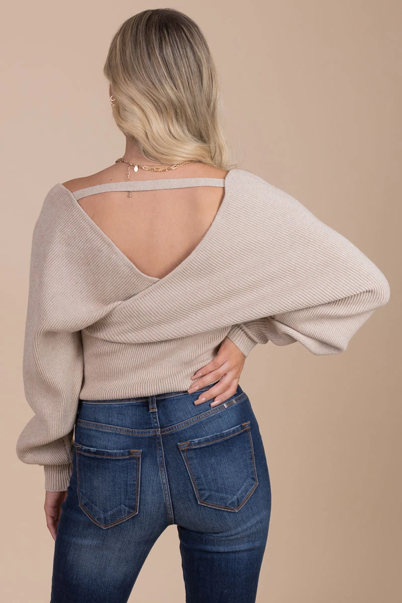 Fall Fondness Long Sleeve Wrap Sweater 10 Fall Fondness Long Sleeve Wrap Sweater - Image 8