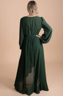 Simple Elegance Long Sleeve Maxi Dress -Outlet Bella Ella Boutique Store back 97acf24f 02a8 4ab7 9a42 b956ccd330b3 5000x