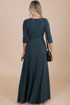 Little Secrets V-Neck Maxi Dress - Dark Green 9 Little Secrets V-Neck Maxi Dress - Dark Green -Outlet Bella Ella Boutique Store back c111c734 faff 4627 8154 2c46b857f9cd 5000x