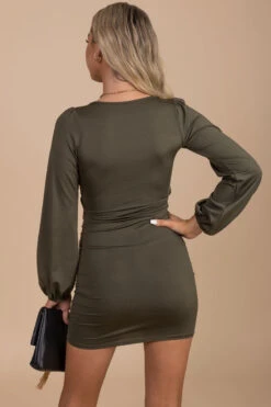 The City Never Sleeps Cut-Out Mini Dress - Green 10 The City Never Sleeps Cut-Out Mini Dress - Green -Outlet Bella Ella Boutique Store back e4aa8235 6892 43eb 830b 2ed685c691e5 5000x